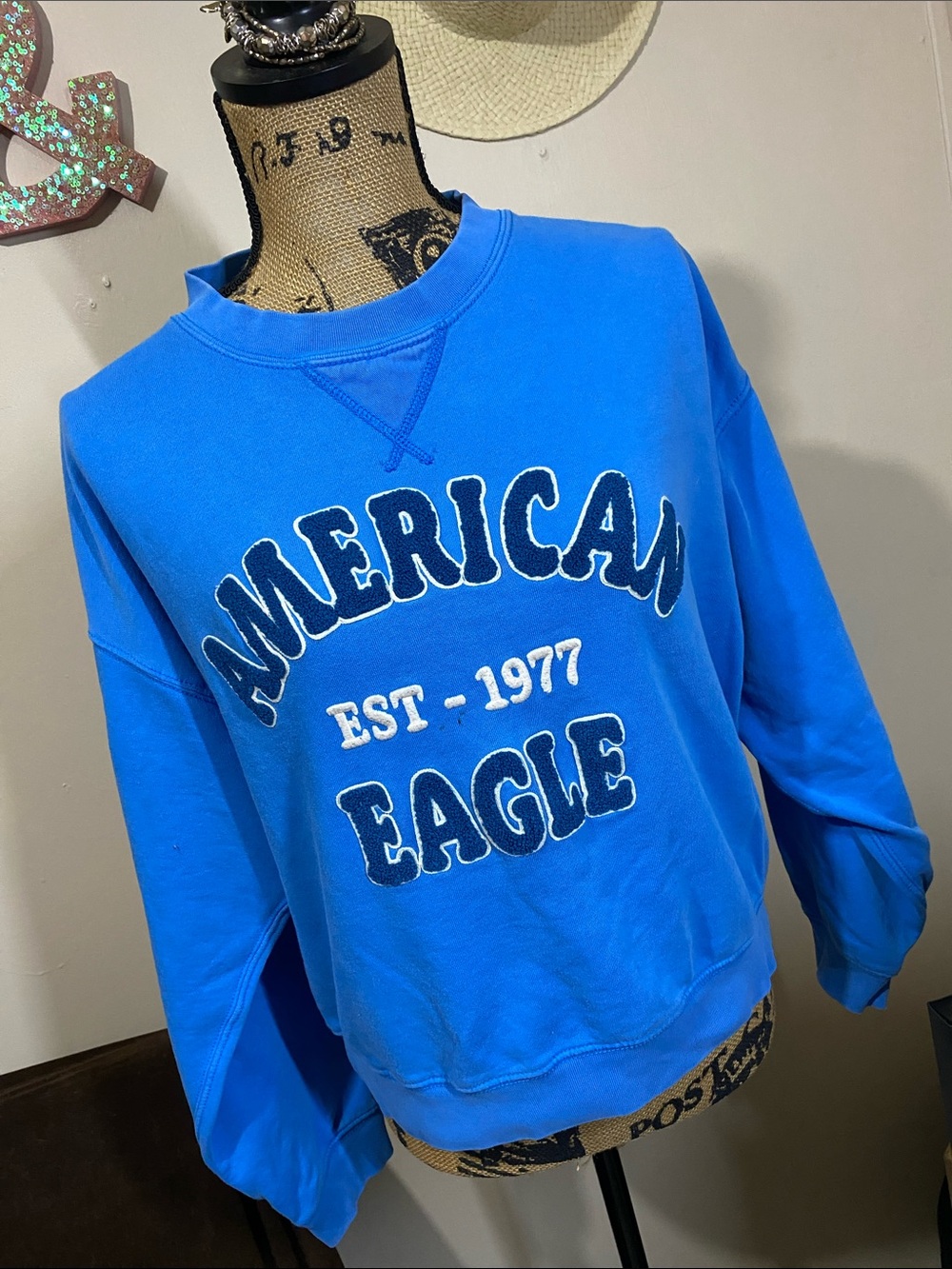 AMERICAN EAGLE Crewneck Sweatshirt size women’s small - Picture 2 of 6
